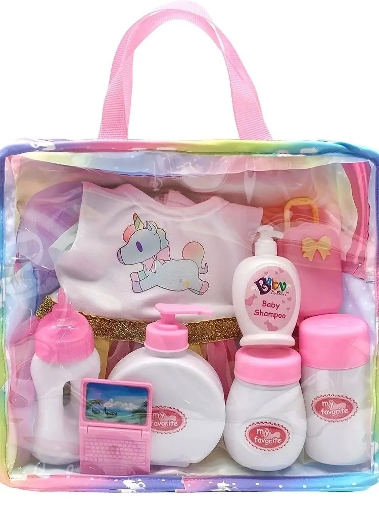 Baby Doll with Bottle Feeding Set 👶🍼