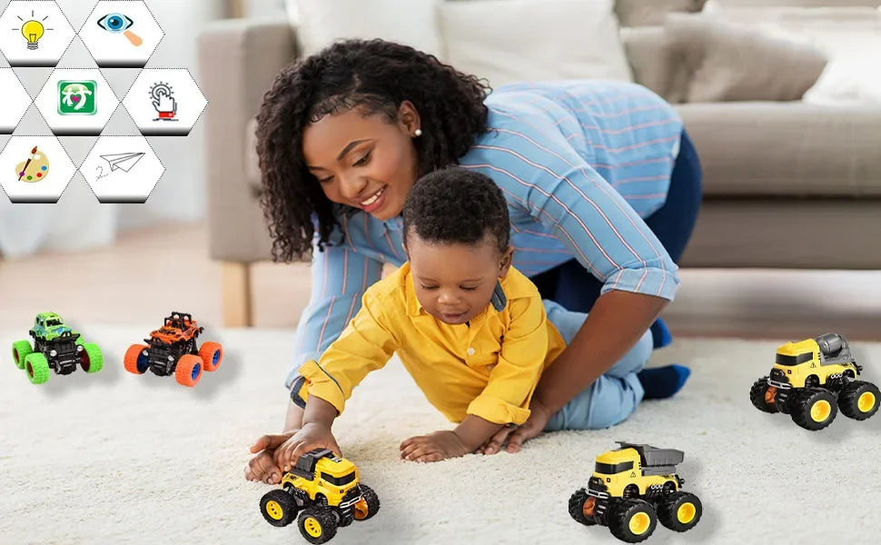 Pull-Back Monster Trucks 🚗💨