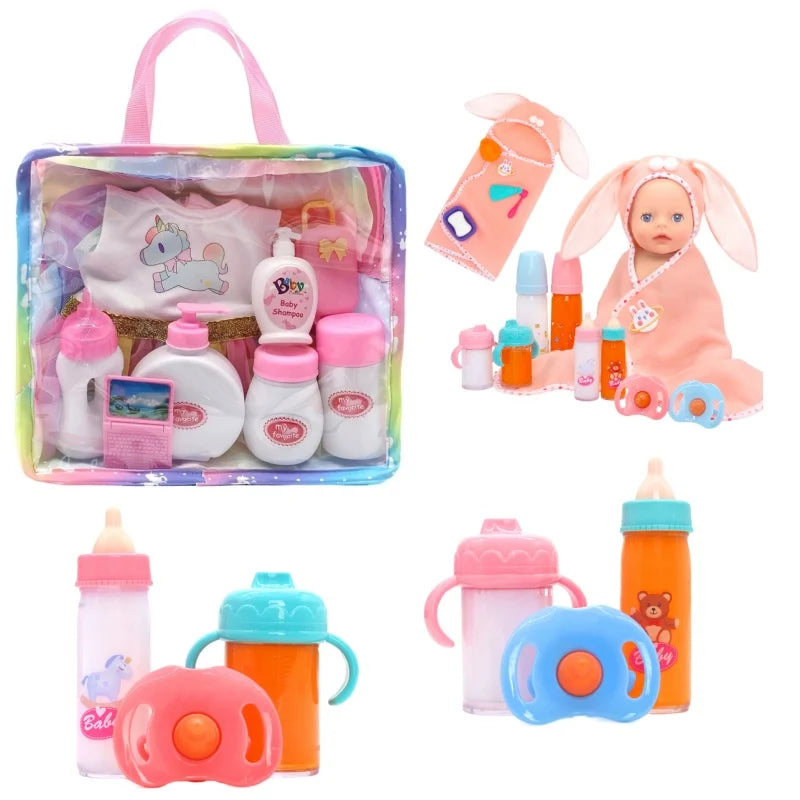 Baby Doll with Bottle Feeding Set 👶🍼