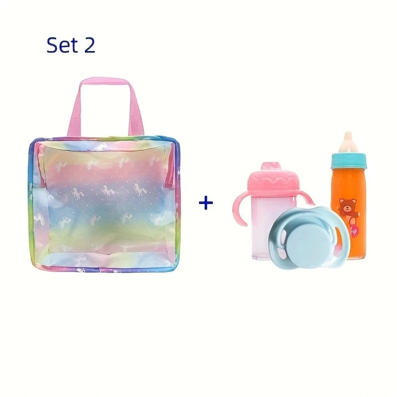 Baby Doll with Bottle Feeding Set 👶🍼