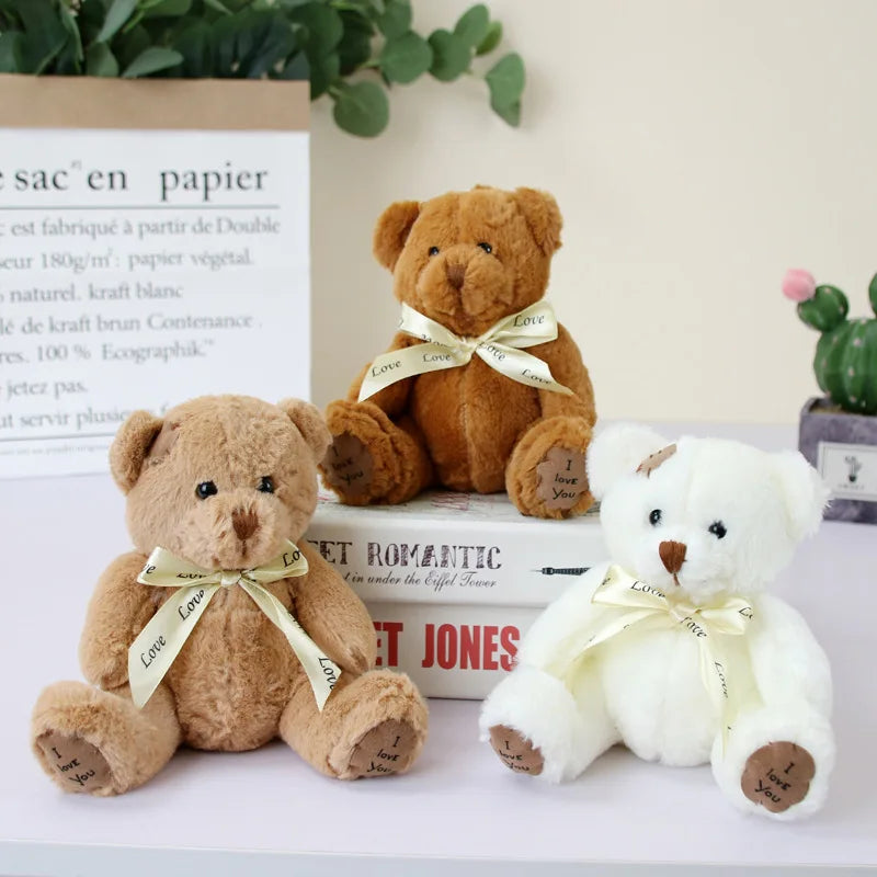 Cute Teddy Bear Plush Toy – Soft Stuffed Animal Gift for Kids & Special Occasions