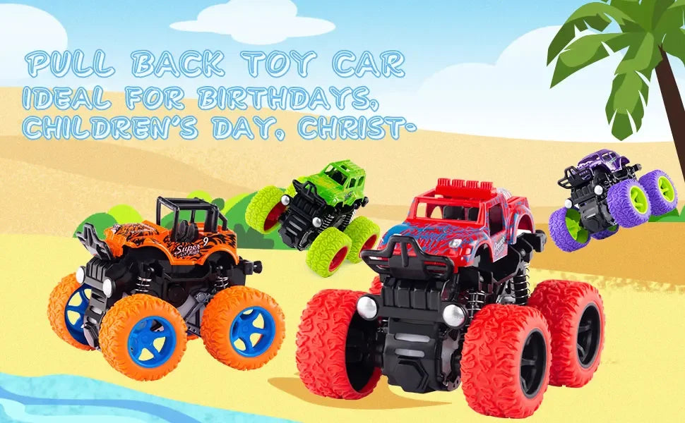 Pull-Back Monster Trucks 🚗💨