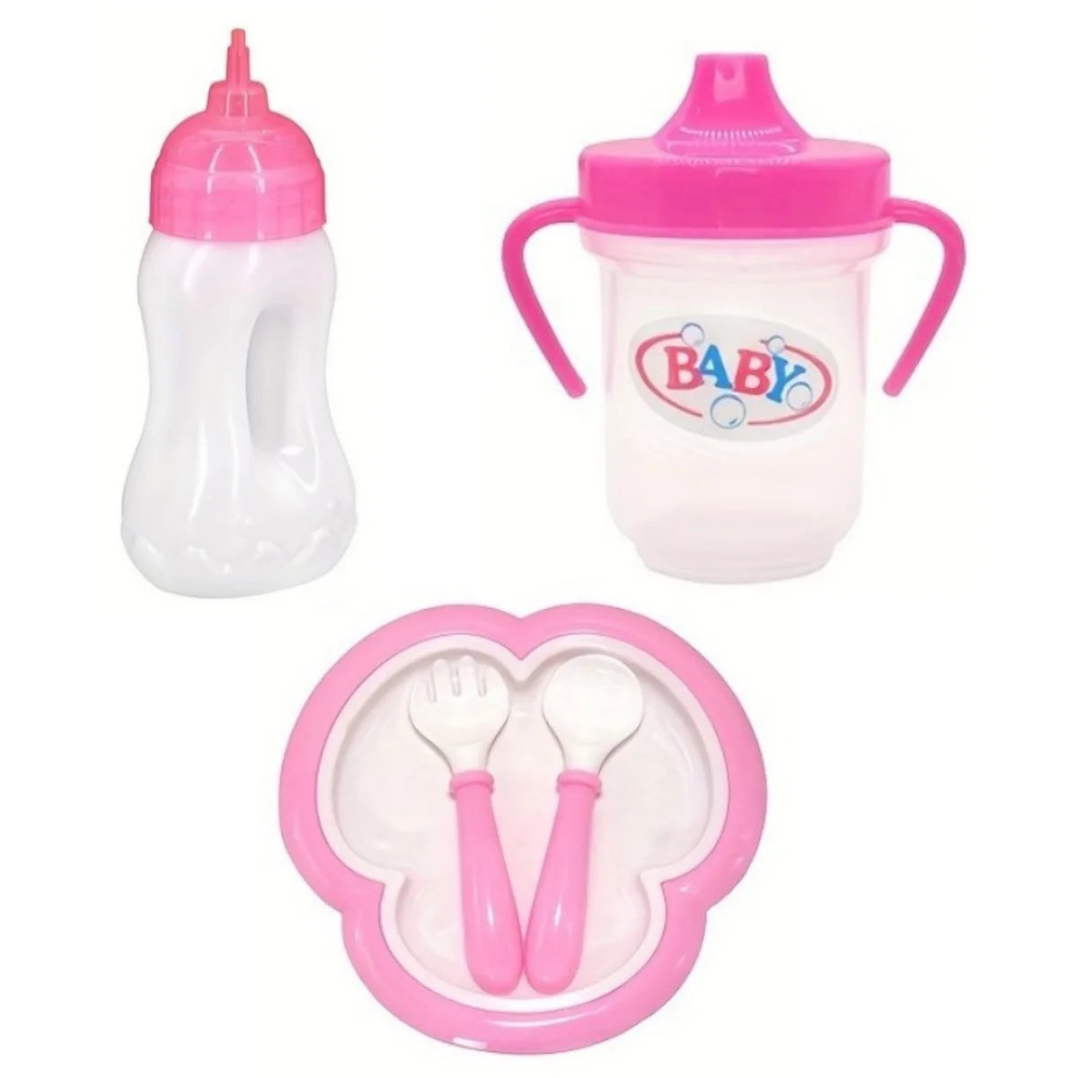 Baby Doll with Bottle Feeding Set 👶🍼