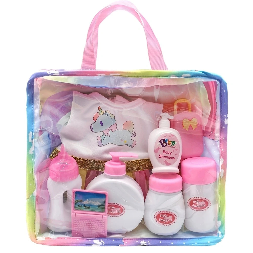 Baby Doll with Bottle Feeding Set 👶🍼