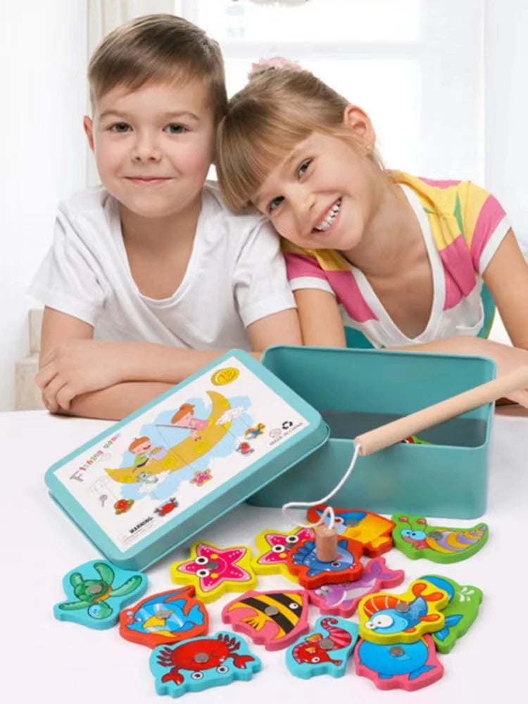 🎣 Magnetic Fishing Game – Montessori Learning & Fun