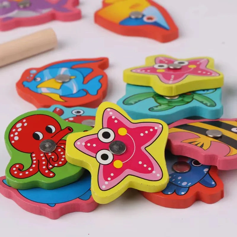 🎣 Magnetic Fishing Game – Montessori Learning & Fun